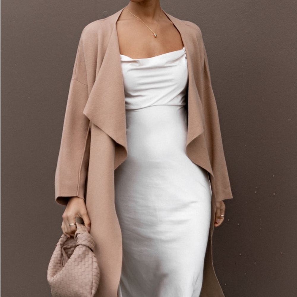 Petal & Pup Elura Coatigan (coat/cardigan) M/L in camel